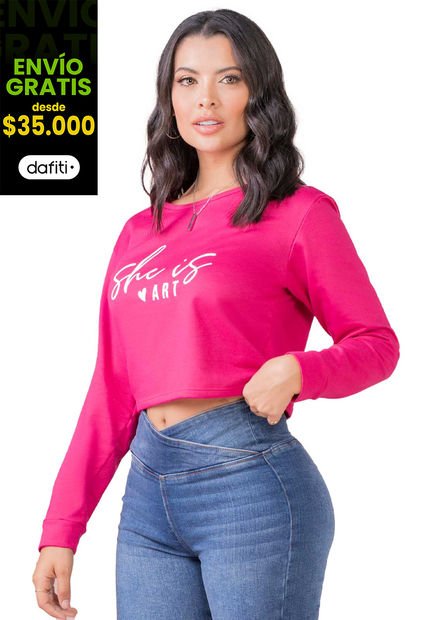 Buzo Mujer Fucsia Mp 167