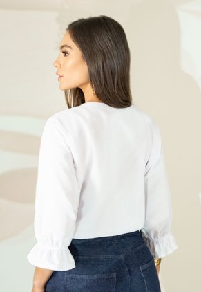 Blusa Mujer Blanco Mp 113006
