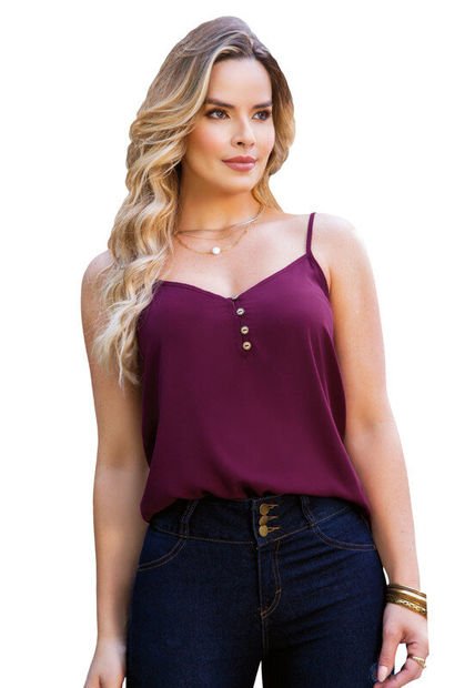 Camiseta Mujer Morado Mp 87155