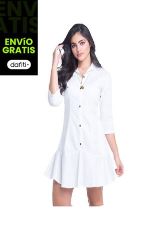 Vestido Para Mujer Blanco MP MP
