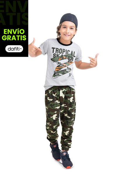 Conjunto Niños Infantil Estampado MP