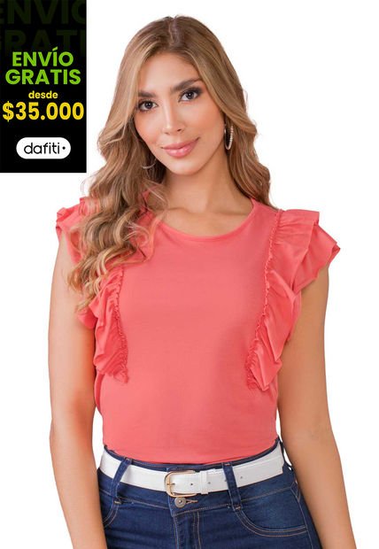 Camiseta Mujer Coral Mp 165