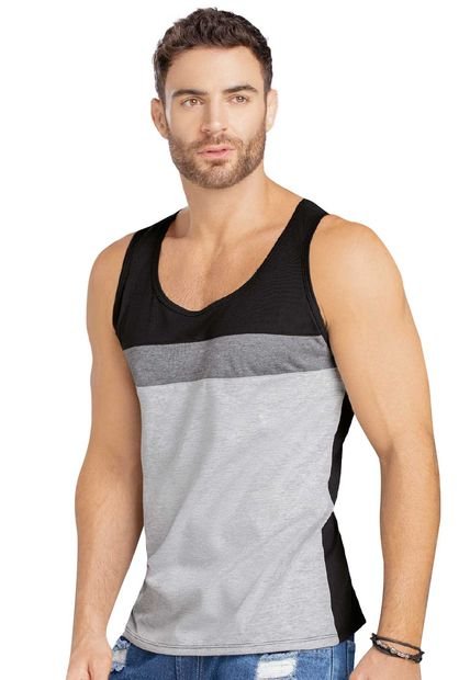 Camisilla Hombre Negro Mp 96536