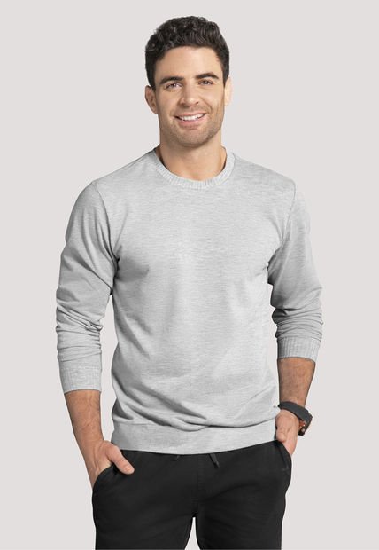 Buzo Hombre Gris Jaspe Mp 3767