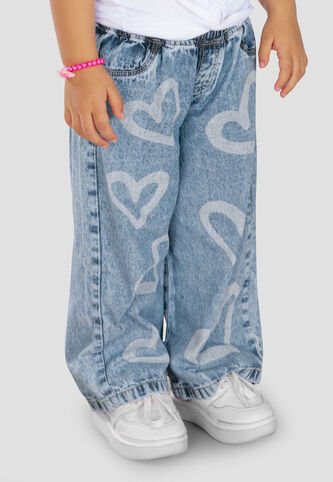 Pantalón Infantil Niñas Azul Claro Mp 103246 MP