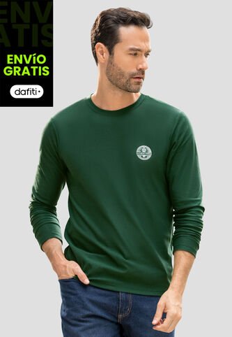 Camibuzo Hombre Verde Pino Mp 110747 MP