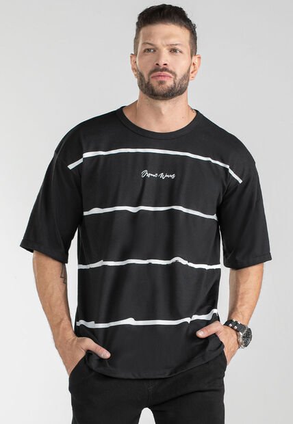 Camiseta Hombre Negro Mp 101221