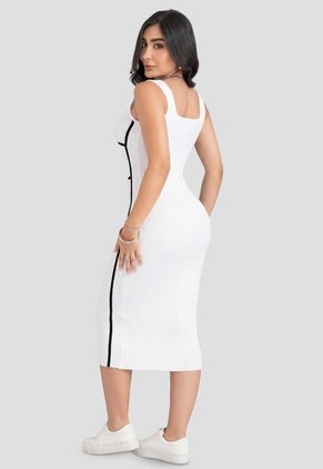 Vestido Mujer Blanco Mp 113317