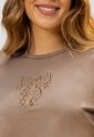 Camiseta Mujer Café Pardo Mp 115208 de MP