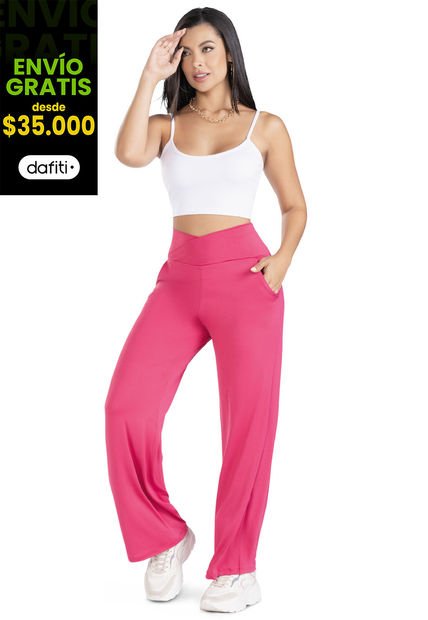 Pantalón Mujer Fucsia Mp 4314