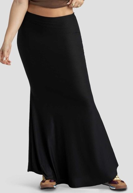 Falda Larga Mujer Negro Mp 115024