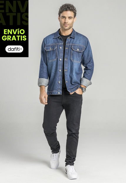 Chaqueta Hombre Azul Mp 268