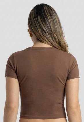 Camiseta Mujer Chocolate Mp 115022