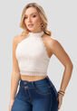 Crop Top Mujer Marfil Mp 102819 de MP