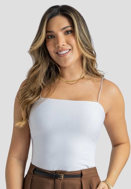 Blusa Mujer Blanco Mp 115194