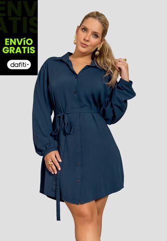 Vestido Mujer Azul Profundo Mp 112256 MP