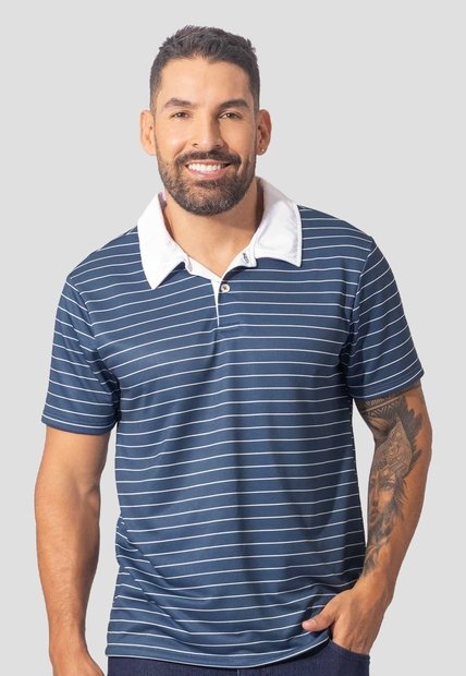 Polo Hombre Estampado Mp 115188