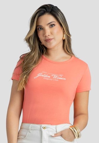 Camiseta Mujer Salmon Mp 115191 MP