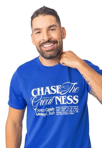 Camiseta Hombre Azul Eléctrico Mp 115020 MP