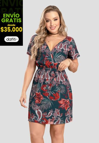 Vestido Mujer Estampado Mp 104374 MP