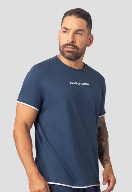 Camiseta Hombre Azul Profundo Mp 1901