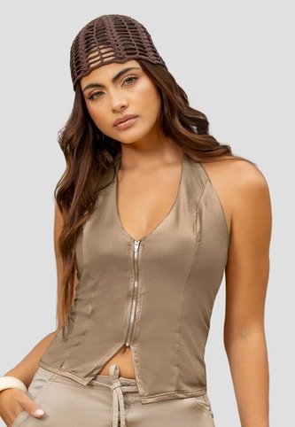 Blusa Mujer Café Pardo Mp 115205 MP