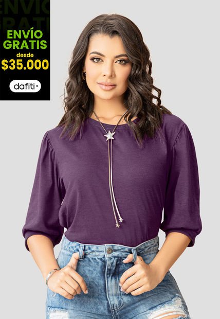 Blusa Mujer Vinotinto Mp 106981