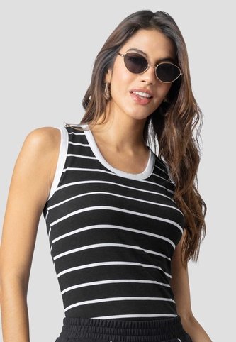 Blusa Paq X2 Mujer Blanco-Negro Mp 115203 MP