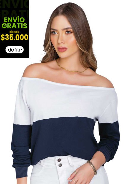 Buzo Mujer Blanco Mp 91715