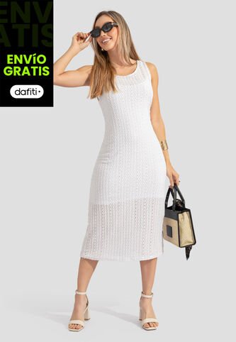 Vestido Paq X2 Mujer Blanco Mp 112460 MP