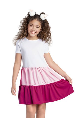 Vestido Infantil Blanco Mp 87286 MP