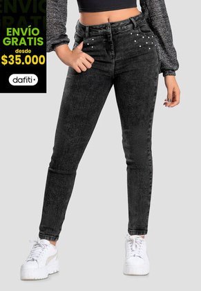 Jean Infantil Femenino Negro Mp 105501