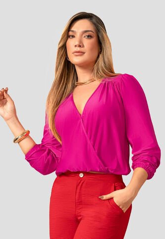 Blusa Mujer Magenta Vivo Mp 112577 MP