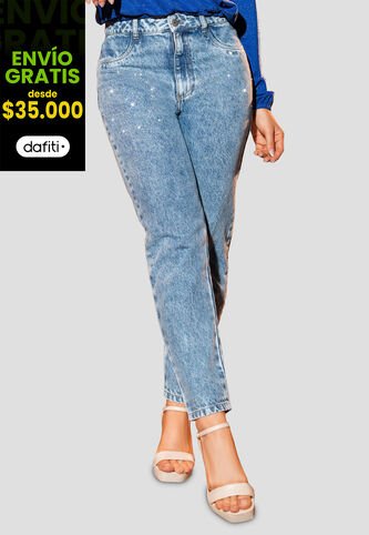 Jean Mujer Azul Medio Mp 105525 MP