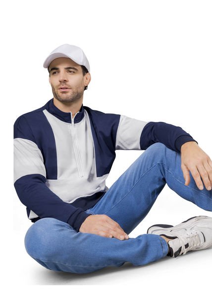 Buzo Hombre Azul Mp 1069