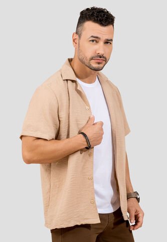 Camisa Hombre Latte Mp 110531 MP