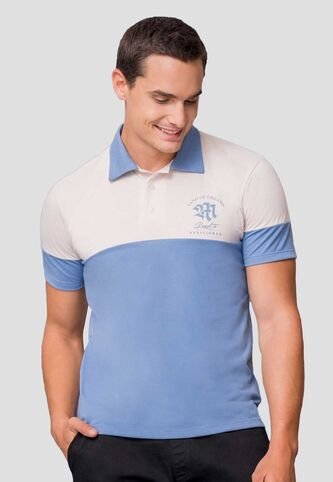 Polo Hombre Bicolor Mp 111910 MP