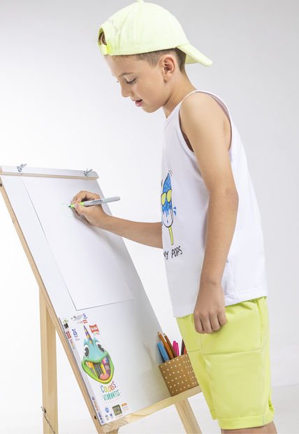 Camisilla Infantil Blanco Mp 2173
