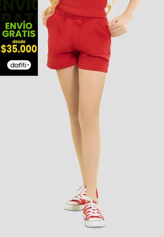 Short Infantil Femenino Rojo Mp 104121 MP