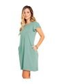 Vestido Corto Adulto Femenino Verde Oliva MP de MP