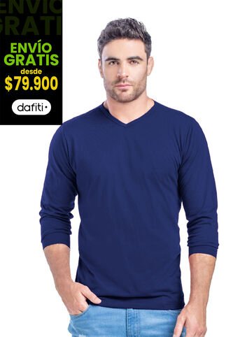 Camibuzo Hombre Azul Mp 58348 MP