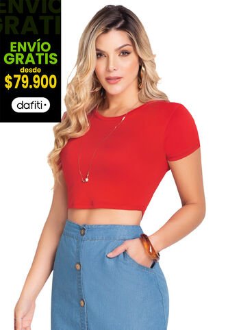 Crop Top Rojo MP 91816 MP
