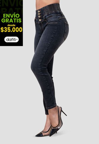 Jean Mujer Negro Mp 103399 MP
