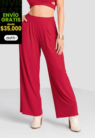 Pantalón Mujer Rojo Mp 104024 MP