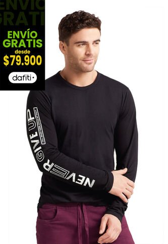 Camibuzo Hombre Negro Mp 71060 MP