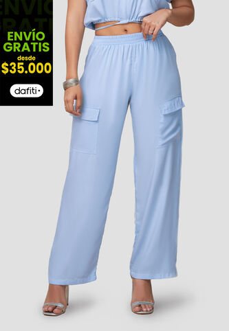 Pantalón Mujer Azul Mp 104022 MP