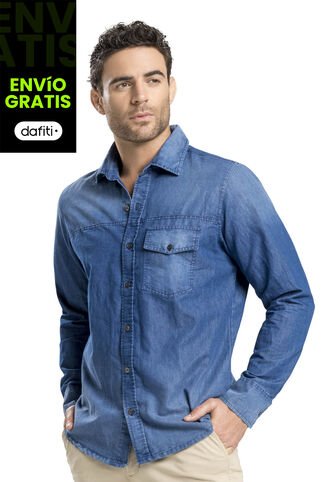 Camisa Masculino Azul Mp 6870 MP