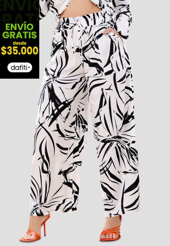 Pantalón Mujer Blanco Mp 102980 MP