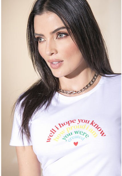 Camiseta Mujer Blanco Mp 1829