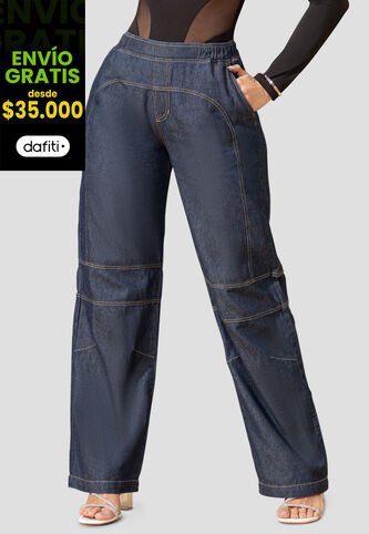 Pantalón Mujer Azul Oscuro Mp 103244 MP